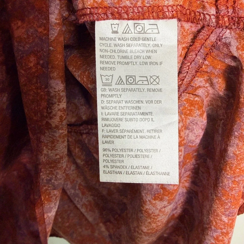 LOGO by Lori Goldstein Tunic Shirt Long‎ Sleeve Button Up 1X Peplum Blouse Woven - Picture 5 of 6